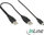 Kabllo USB InLine 33107X, 2x USB-A në mini USB, 1 m, i zi