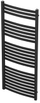 Radiator banjoje Radeco Enzo K AK5-500/EL, 1240x530 mm, çelik, i zi