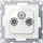 TV R SAT приклучок Legrand Suno 721167, краен приклучок 1.5dB, бел