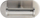 Varëse dyshe banjoje WENKO Turbo-Loc Orea Matt, çelik inox, 8x21x13 cm, ngjyrë inoks mat
