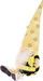 Dekor Krishtlindjesh Saska Garden Gnome 13814482, për brenda në shpi, shumëngjyrësh