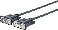 Kabllo RS232 VivoLink PRORS5, DB9 mashkull–femër, 5m, e zezë