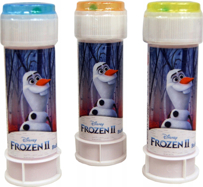 Lojë me flluska sapuni Disney Frozen, 3x60ml, shumëngjyrëshe