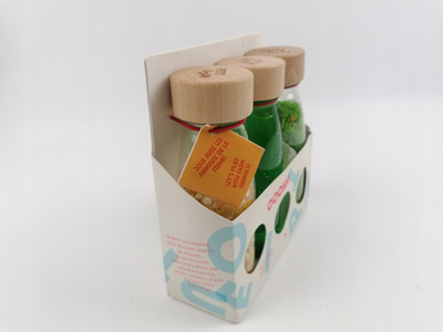 Set lodrash sensoriale Petit Boum Life, 3 shishe, Montessori, shumëngjyrësh
