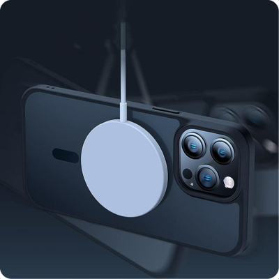 Kapak Tech-Protect MagMat MagSafe për iPhone 15, TPU edhe polikarbonat, transparent