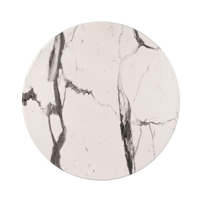 Bazë për tavolinë Werzalit 70cm Marble White-Grey (HM5228.11), bardhë/ gri