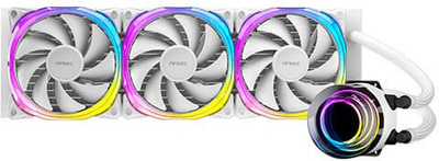 Ftohës uji procesori Antec Vortex 360, radiator 360mm, ARGB, i bardhë