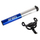 Pompa mini biçiklete Enero 1033136, alumini, 7 bar, blu