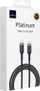 Kабел USB WiWU Platinum Series Wi C013, USB C во Lightning, 30W, 1.2m, бела
