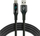 Kabllo USB në USB-C Wiwu EverActive CBB 1CBL, 1m, 3A, e zezë
