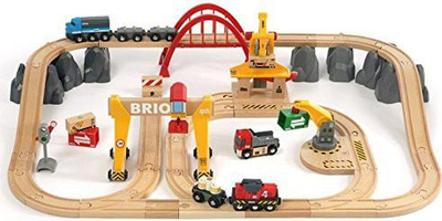 Set hekurudhe lodër Brio Cargo Railway Deluxe