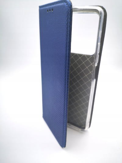Këllëf libri për Xiaomi Redmi Note 13 5G, smart case, me xhep kartash, blu navy