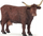 Фигурина Papo Salers Cow 51042, серија Farmyard Friends, повеќебојна