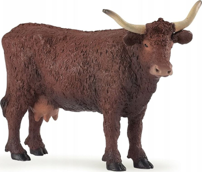 Фигурина Papo Salers Cow 51042, серија Farmyard Friends, повеќебојна