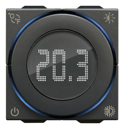 Termostat me prekje VIMAR IoT 2M, e zezë