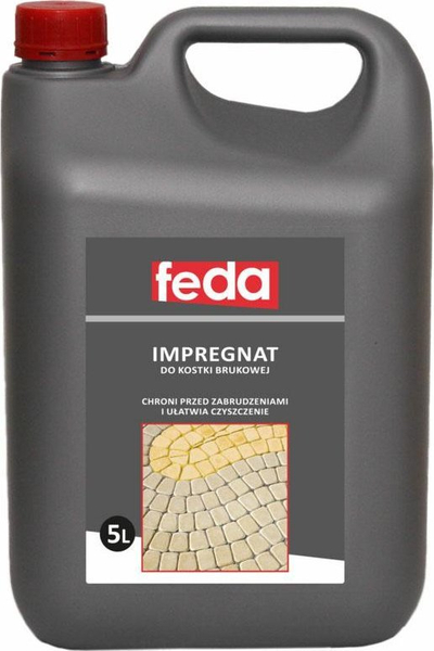 Impregnues për bekaton Feda Wet Paving Block, efekt gur i lagur, 5L, gri