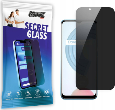 Xham mbrojtës privatësie Grizz SecretGlass për Realme C21, mbulim i gjithë ekranit, i tejdukshëm