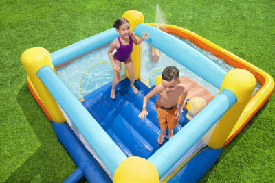 Park ujor me fryrje Bestway Beach Bounce, 365x340cm, shumëngjyrësh