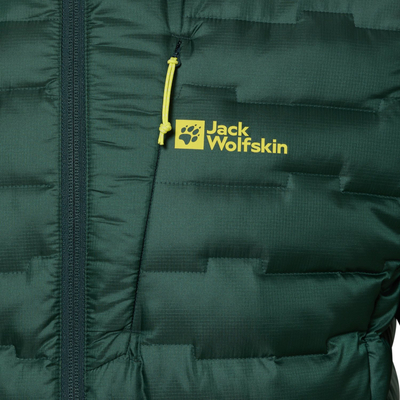 Зимска јакна Jack Wolfskin Passamani Down M A61836-4161, полиамид, за мажи, зелена