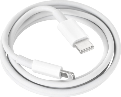 Kabllo USB Rebel Comp LEC-RB-6009-100-W, USB C me Lightning, 1 m, e bardhë