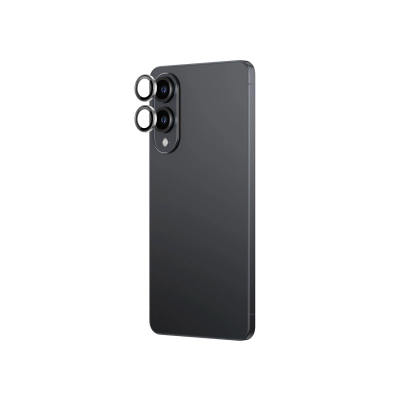 Заштита за камера Amazingthing Radix AR, калено стакло 9H, за Samsung Galaxy S25 Edge, карбон