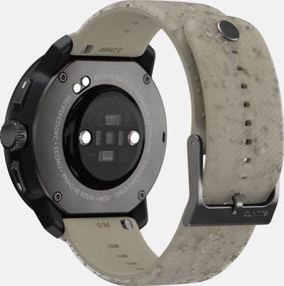Ora inteligjente Suunto Race S, GPS, ekran me prekje, bezhë