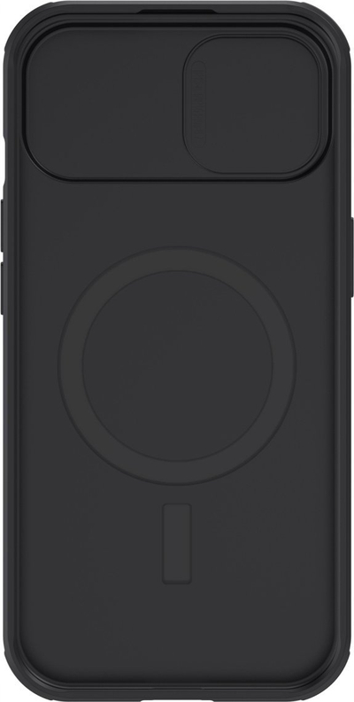 Mbrojtëse telefoni Nillkin CamShield Pro Magnetic për iPhone 15 Plus, kompatibile MagSafe, e zezë