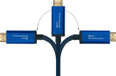 Kabllo Alcasa 4520-CSF030B USB-C në HDMI, 3 m, Full HD, blu