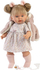Kukull bebe Llorens Alexandra 42282, 42 cm, me biberon, rozë