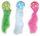 Loje për mace Jchat Polka Ball, top me bisht pelushi, diametër 4cm, shumëngjyrësh