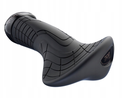 Doreza biçiklete SQlab 702 Small, ergonomike, 137mm, të zeza
