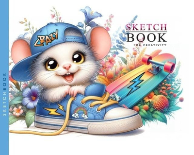Bllok vizatimi Mouse Shoe, A6 148x105mm, 24 faqe 100g/m2, shumëngjyrësh