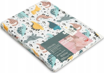 Mbulesë museline për bebe MUSLIN WRAP DINOSAURS, pambuk, 120x120 cm, shumëngjyrëshe