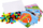 Puzzle edukativ me kunja Colorful Mosaic, lojë mozaik me ngjyra plot
