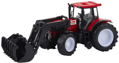 Traktor lodër bujqësor me kovë, plastik, i kuq