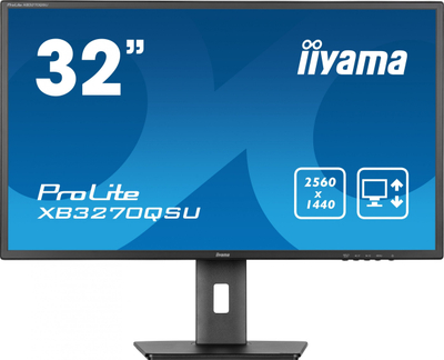 Monitor iiyama ProLite XB3270QSU B1, 32\", WQHD, IPS, i zi