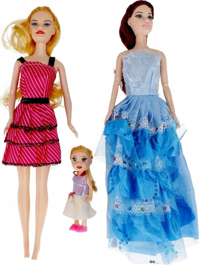 Кукла MEGA CREATIVE 501244, 29 cm, со гардероба и додатоци, розова