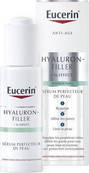 Серум за лице Eucerin Hyaluron Filler Skin Perfecting, анти-ејџ, 30 ml