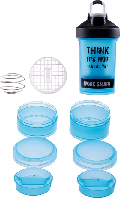 Shaker IQ Cross the Line Beta, 500ml, me sustë çeliku, gri