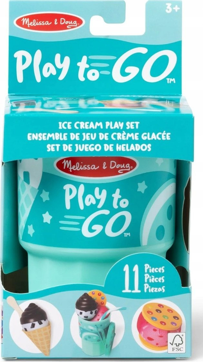 Set lodër akullore Melissa &amp; Doug Play to Go, 11 pjesë, mbi 3 vjeç, shumëngjyrësh