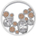 Varëse Hot Diamonds Emozioni Spirito Libero Freedom Champagne Coin, 33 mm