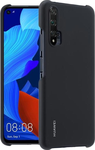 Заштитна маска за телефон Huawei Nova 5T, пластична, оригинална, црна