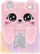 Fletore pelushi Starpak Plush Notebook Cat Heart 553823, A5, kapak mace me yll, rozë pastel