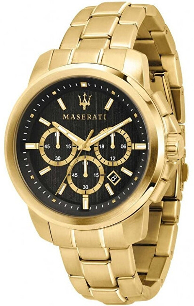 Orë për meshkuj Maserati Successo R8873621013, e artë