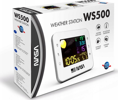 Stacion moti me valë NASA 6 '' WS500, 7 në 1, i bardhë