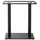 Bazë tavoline metalike HM478, 40x80x90 cm, mat, e zezë