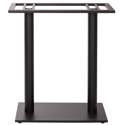 Bazë tavoline metalike HM478, 40x80x90 cm, mat, e zezë