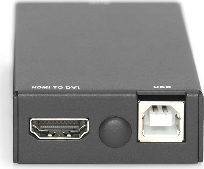 Dongëll KVM Digitus DVI, RJ45 në DVI, Full HD, i bardhë
