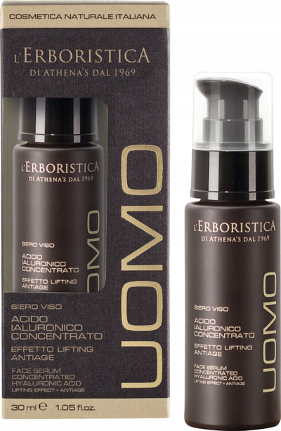 Serum fytyre L'erboristica Men, me acid hialuronik, 30ml