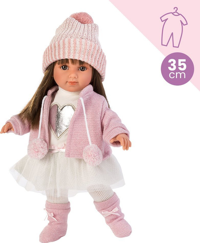 Rroba për kukulla Llorens V9 53528, set veshjesh për kukull 35 cm, shumëngjyrëshe